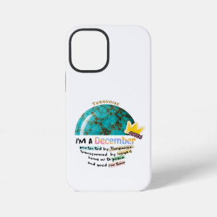 December Birthstone Turquoise Graphic iPhone 12 Mini Case