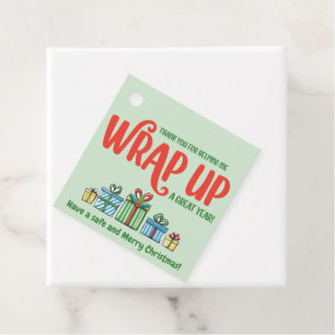 December Customizable Realtor Pop-By Wrap Up Favour Tags