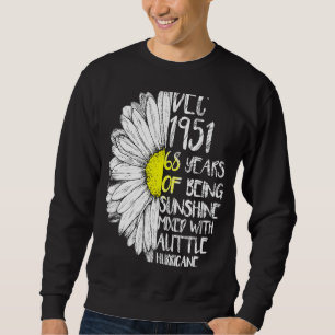 DECEMBER Girl Made In 1951 68th Sunshine Hurricane Sweatshirt