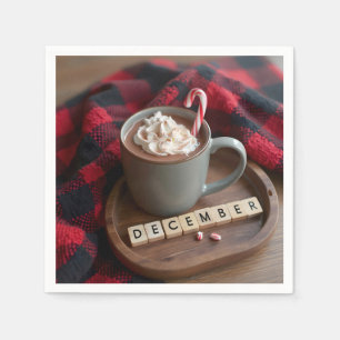 December Hot Chocolate Napkin