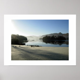 December Morning at Derwentwater Poster