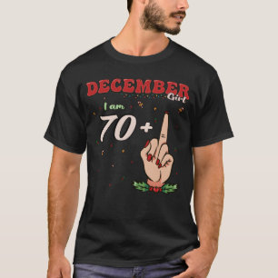 December Queen 70 Middle Finger Sassy 71st vintage T-Shirt