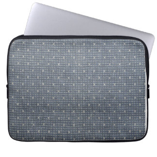 Decent Grey colour Textured Laptop Sleeve