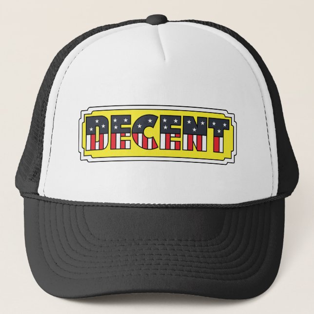 DECENT TRUCKER HAT (Front)