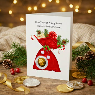 Decentralised Cryptocurrency Christmas Card