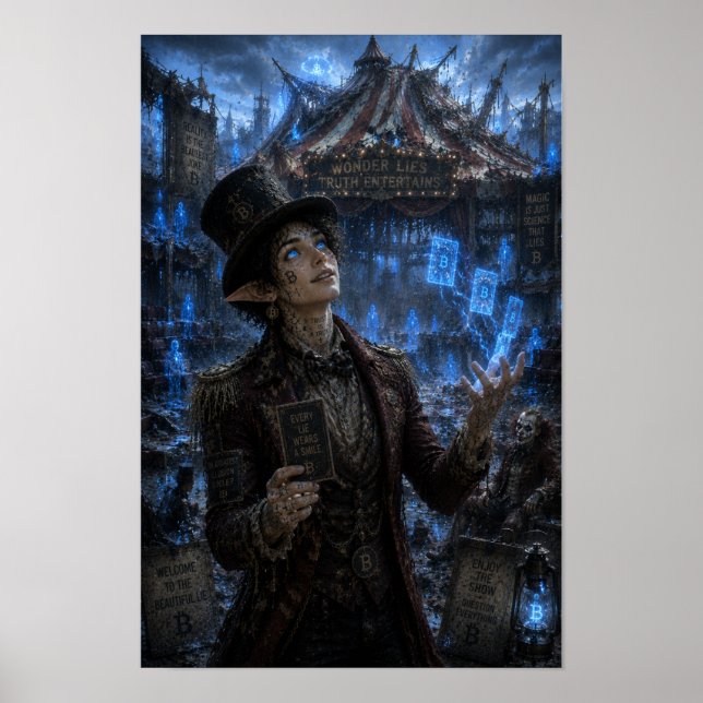 Deception / Circus Performer / Large Circus Tent Poster (Front)