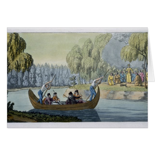 Deception of Captain Wallis by Queen Oberea, plate (Front Horizontal)