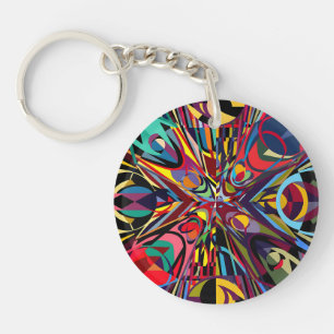 Deceptive Dimensions Key Ring