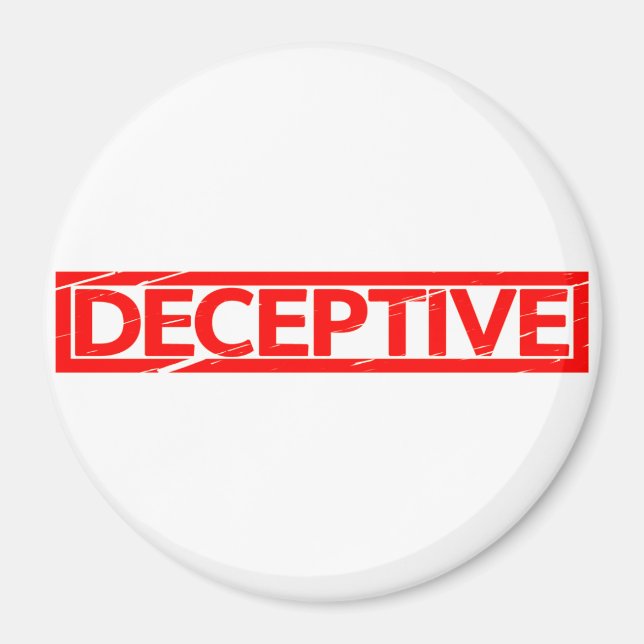 Deceptive Stamp Magnet (Front)