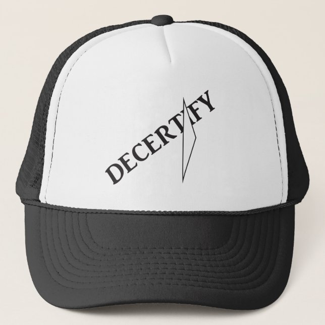 Decertify Trucker Hat (Front)