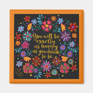 Decide to be Happy Magnet