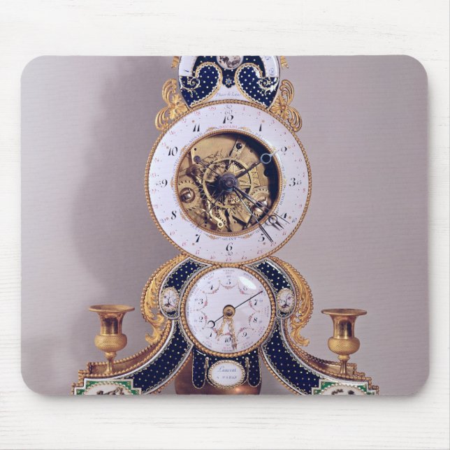 Decimal and duodecimal clock mouse pad (Front)