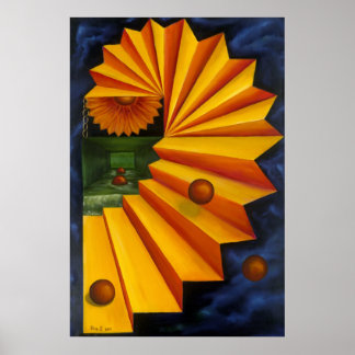 Deciphering the Journey -print Poster