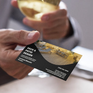 Deck and Patio Design Company Business Card