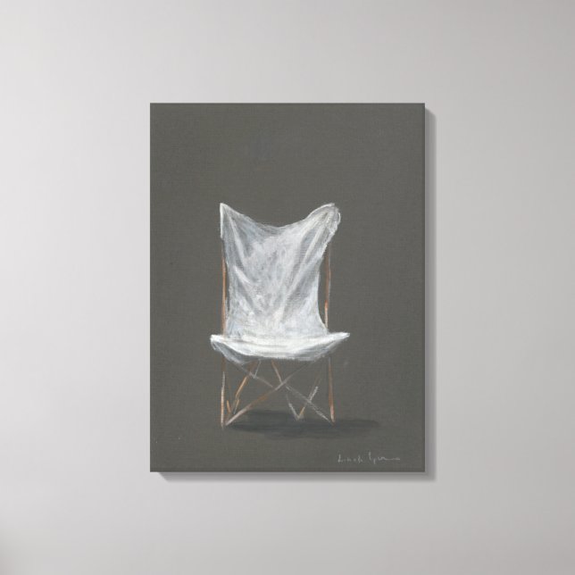 Deck Chair Canvas Print (Front)