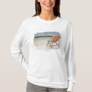 Deck Chair On The White Sand Of Samui Beach T-Shirt