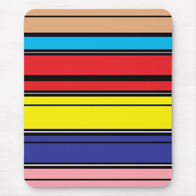 deck chair print mousepad (Front)