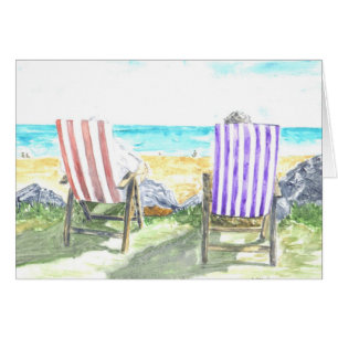 'Deck Chairs' Card