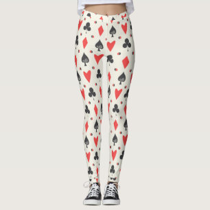 Deck Of Cards Athleisure Leggings