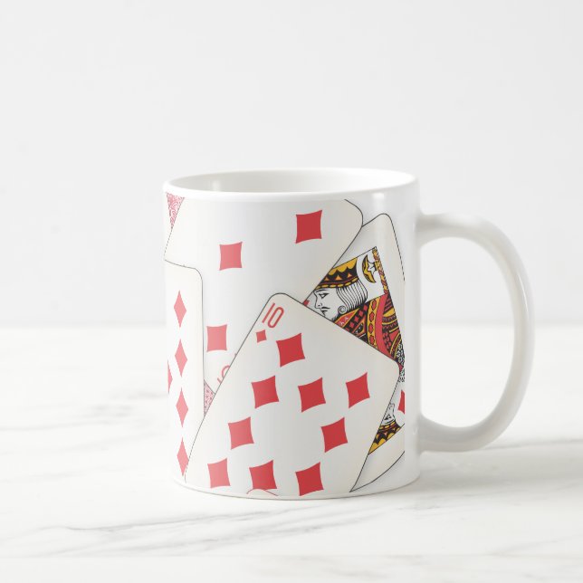 Deck of Cards Coffee Mug (Right)