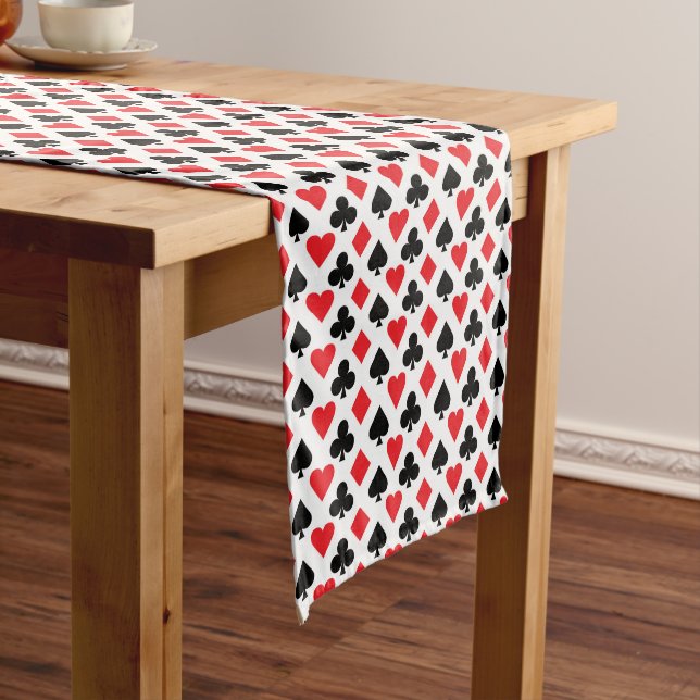 Deck of Cards Pattern Medium Table Runner (In Situ)