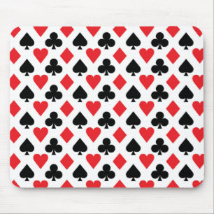 Deck of Cards Pattern Mouse Pad