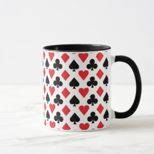 Deck of Cards Pattern Mug