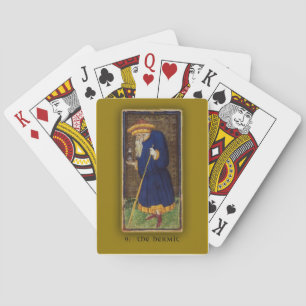 Deck of Cards with Visconti-Sforza Tarot Hermit