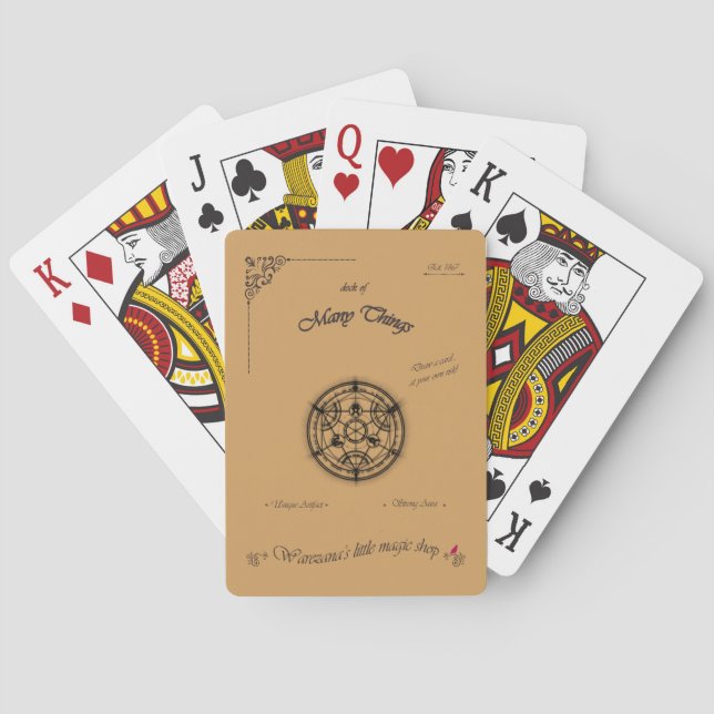 Deck of Many Things Playing Cards (Back)