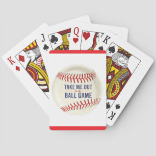 Deck of Playing Cards with a Baseball