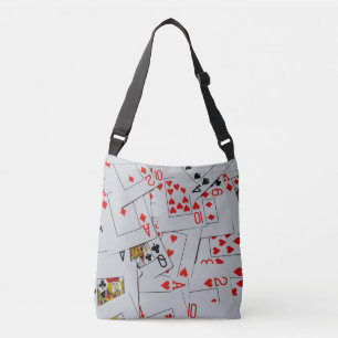 Deck Of Scattered Playing Cards, Crossbody Bag