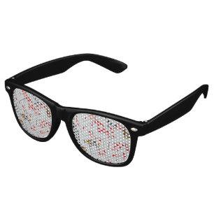 Deck Of Scattered Playing Cards, Retro Sunglasses