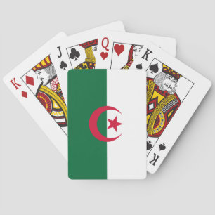 Deck Playing Cards with Flag of Algeria