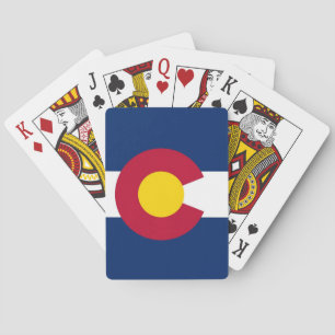 Deck Playing Cards with Flag of Colorado, USA