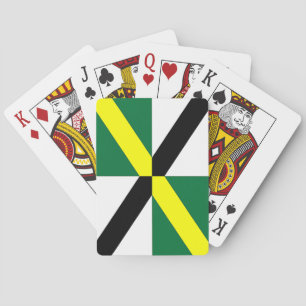 Deck Playing Cards with Flag of Monterey, USA