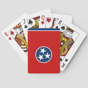 Deck Playing Cards with Flag of Tennessee, USA