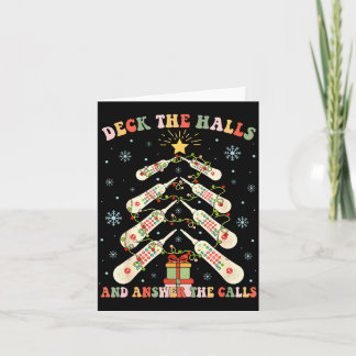 Deck The Halls &amp; Answer The Calls Cna Christma Card