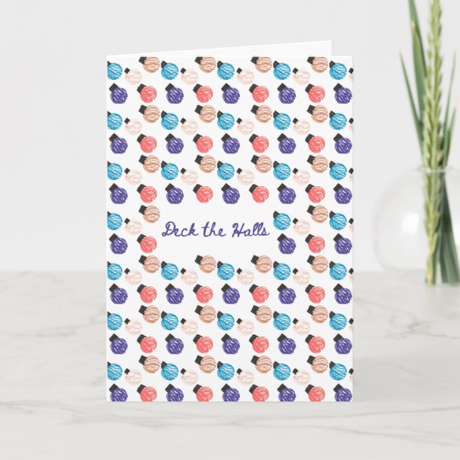 Deck the Halls Card (Front)