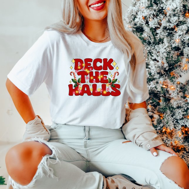 Deck The Halls Christmas T-Shirt (Creator Uploaded)