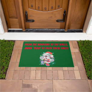 DECK THE HALLS DOORMAT