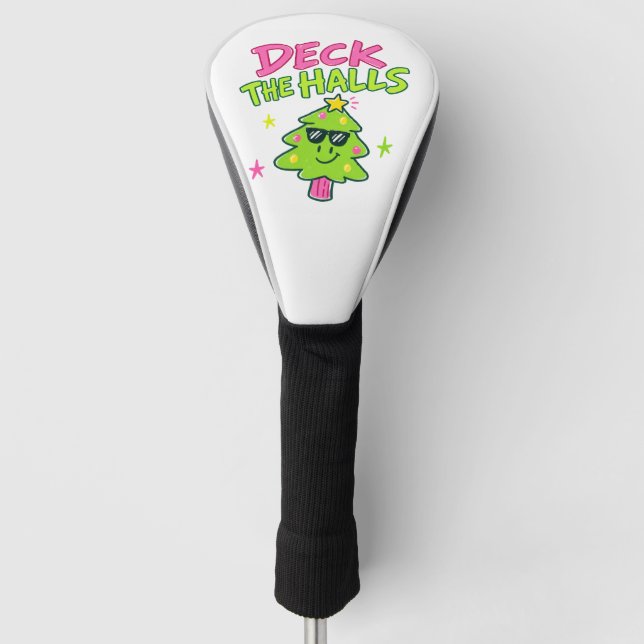 deck the halls golf head cover (Front)