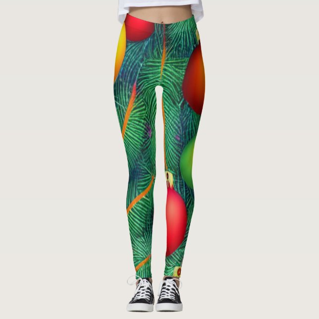 Deck the Halls Leggings (Front)