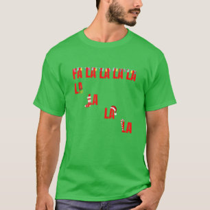 Deck The Halls Lyric Funny Christmas Music Gift Fa T-Shirt