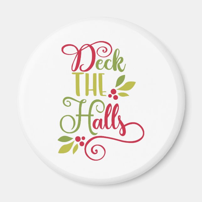 deck the halls magnet (Front)