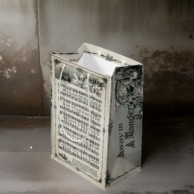 Deck the Halls Music Sheet Gift Bag (Creator Uploaded)