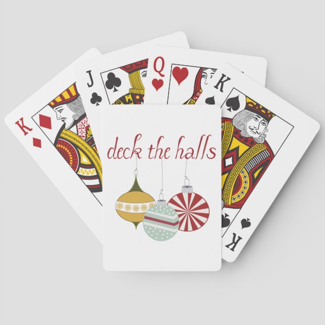 Deck The Halls Playing Cards (Back)