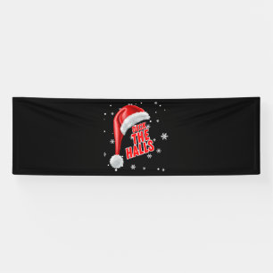 Deck The Halls Snow Collection 2.5x8 Vinyl Banner