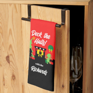 Deck The Halls Tea Towel