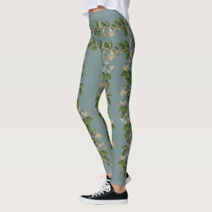 Deck The Halls with Holly and Bells Leggings