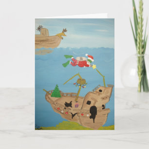 deck the hulls holiday card